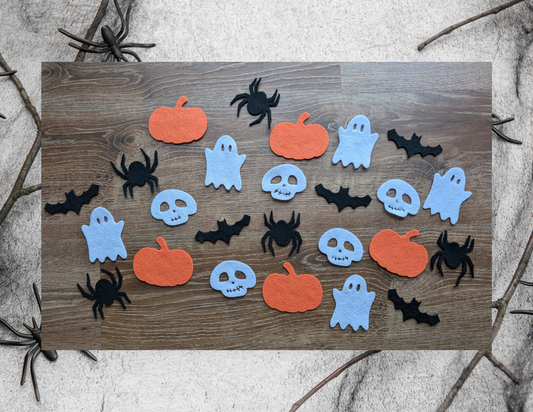 Halloween felt elements