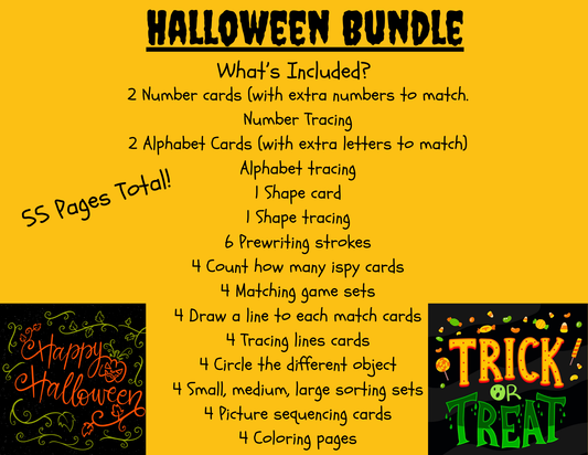 Halloween digital download bundle