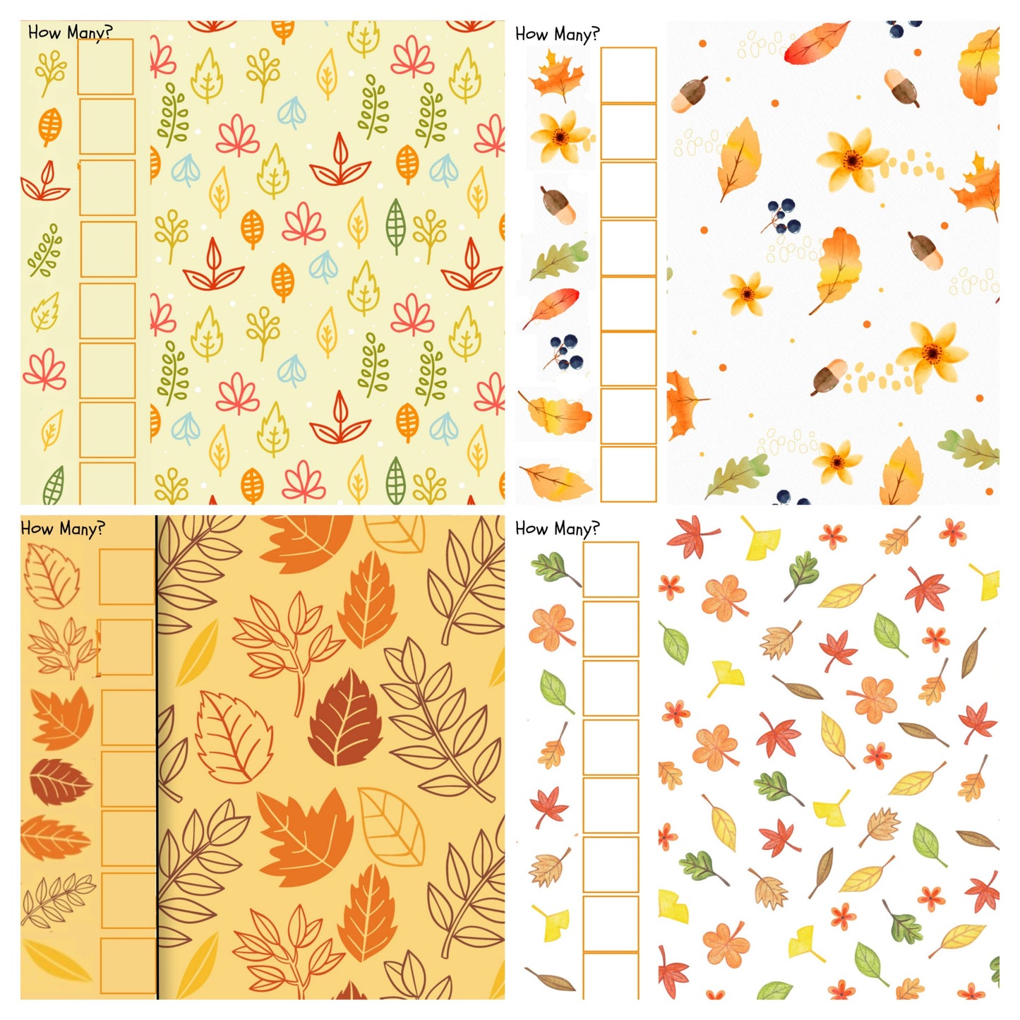 Fall digital download bundle