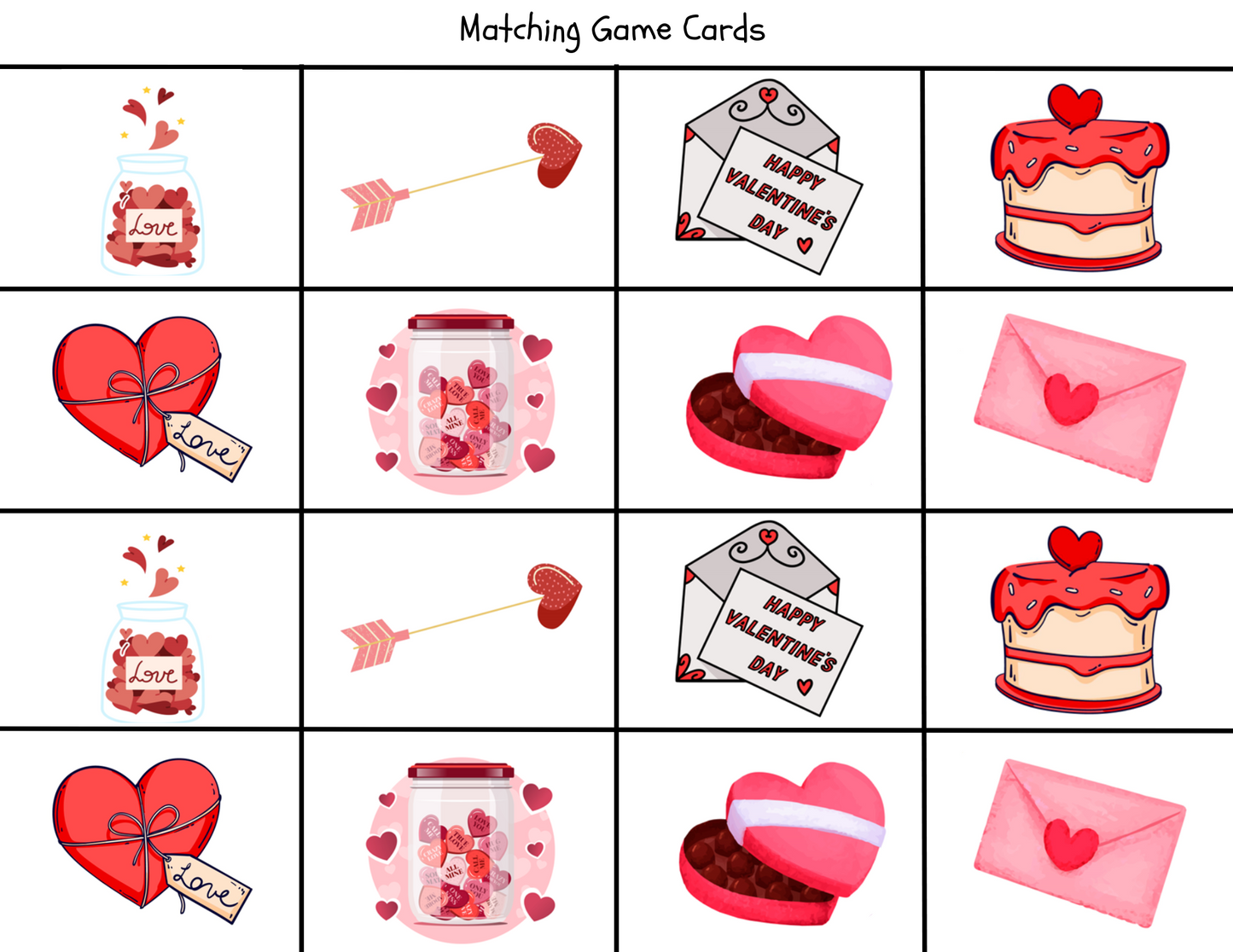 Valentines Educational Digital Download Bundle