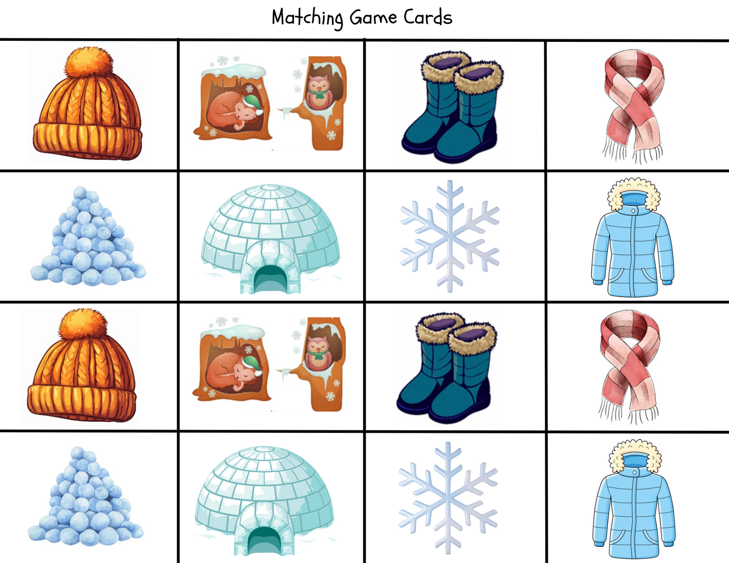 Winter Educational Digital Download Bundle