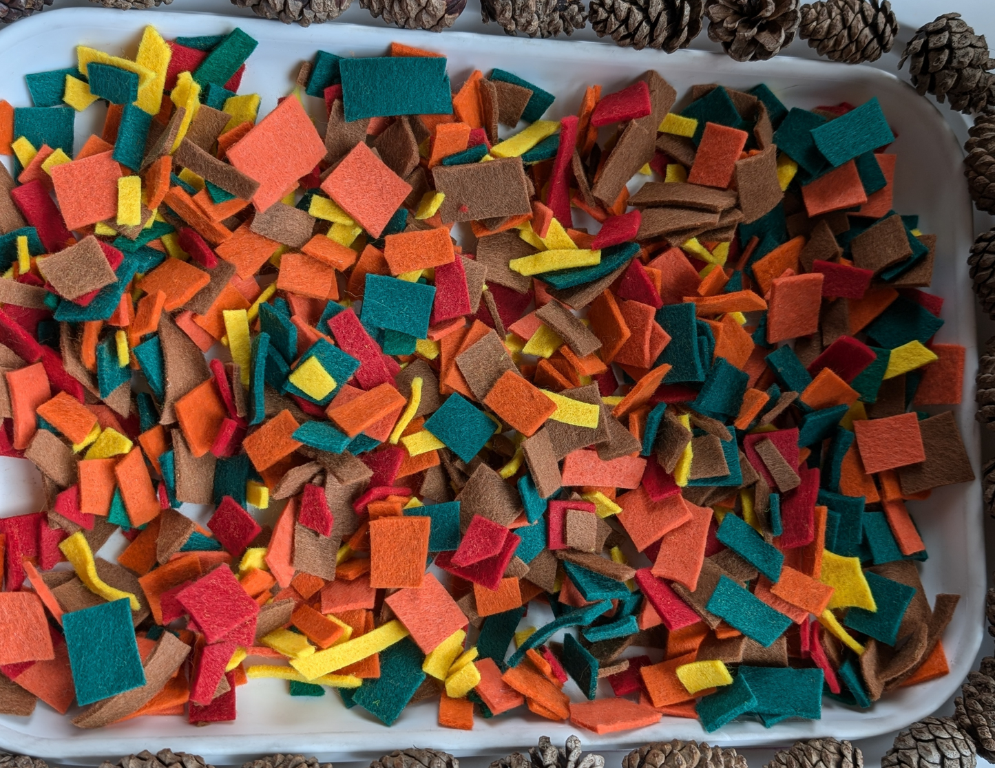 Felt sensory table filler-Fall