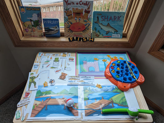 Fishing Themed Sensory Table Digital Download