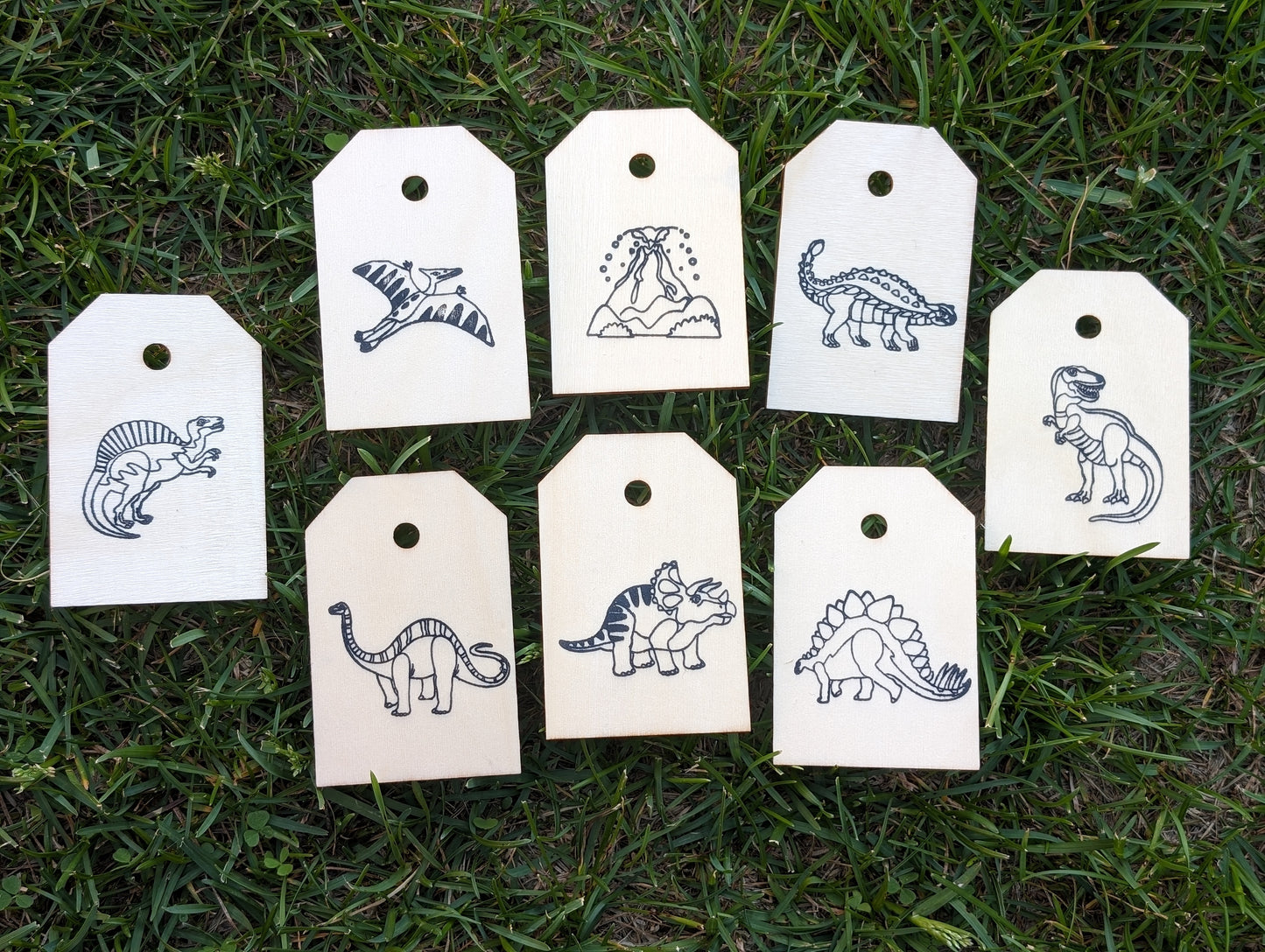 Dinosaur wooden pictures