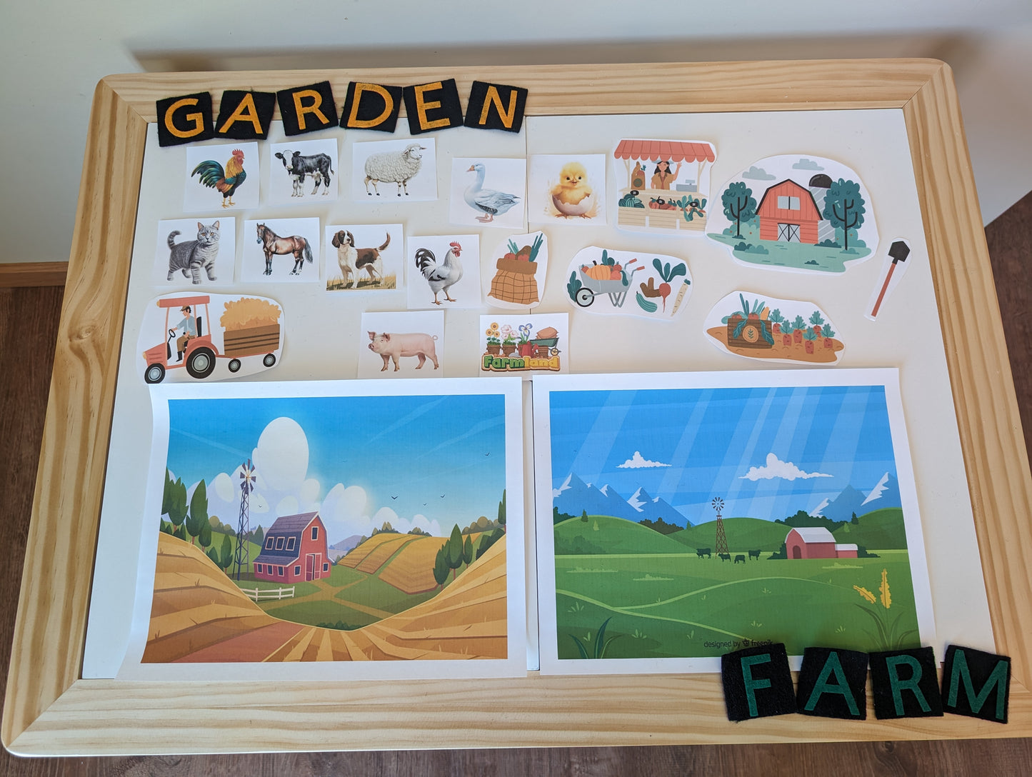 Farm Themed Sensory Table Digital Download