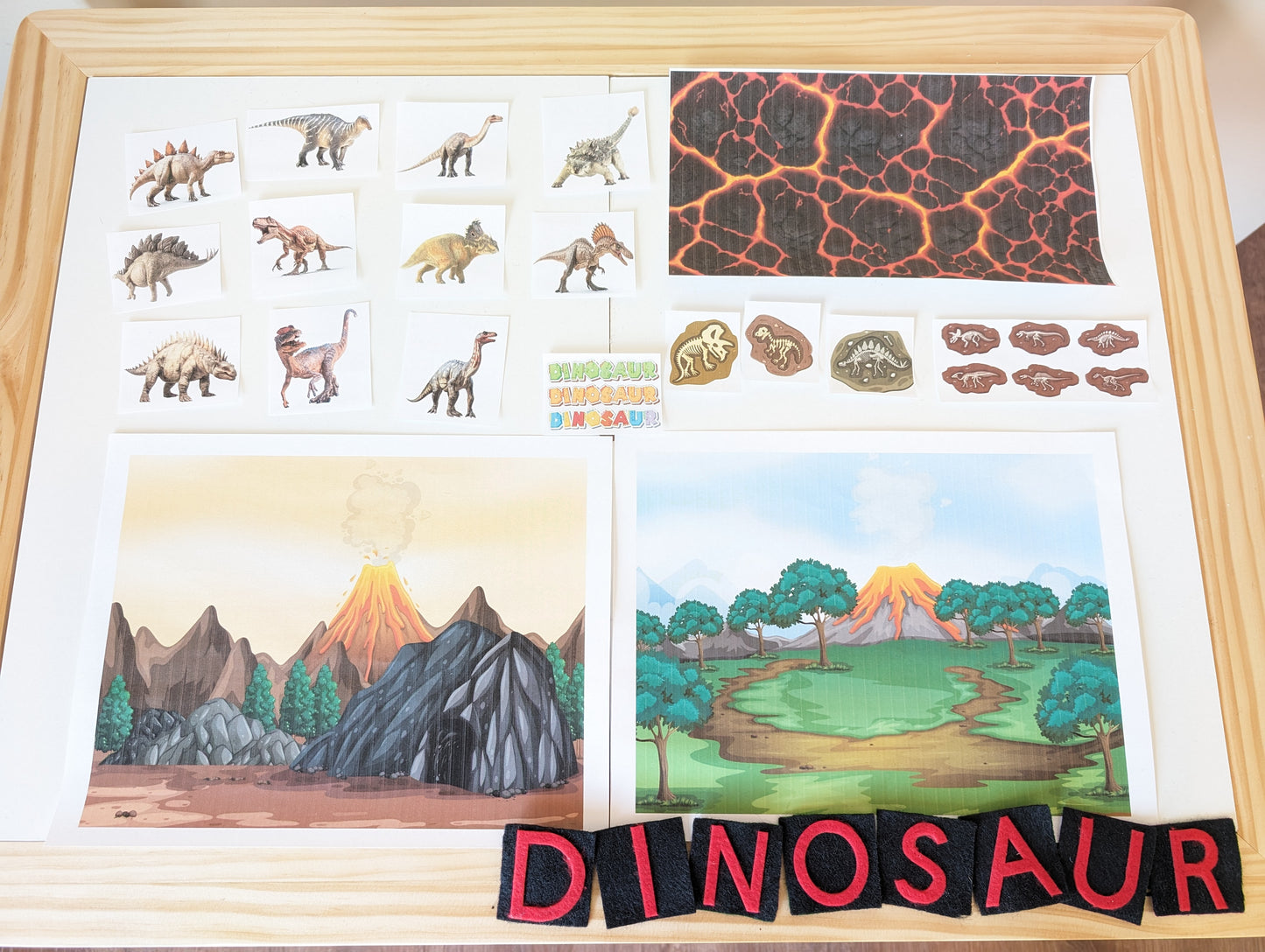 Dinosaur Themed Sensory Table Digital Download