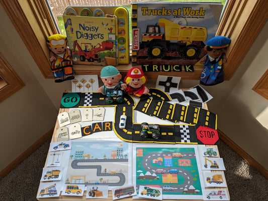 Vehicle Themed Sensory Table Digital Download