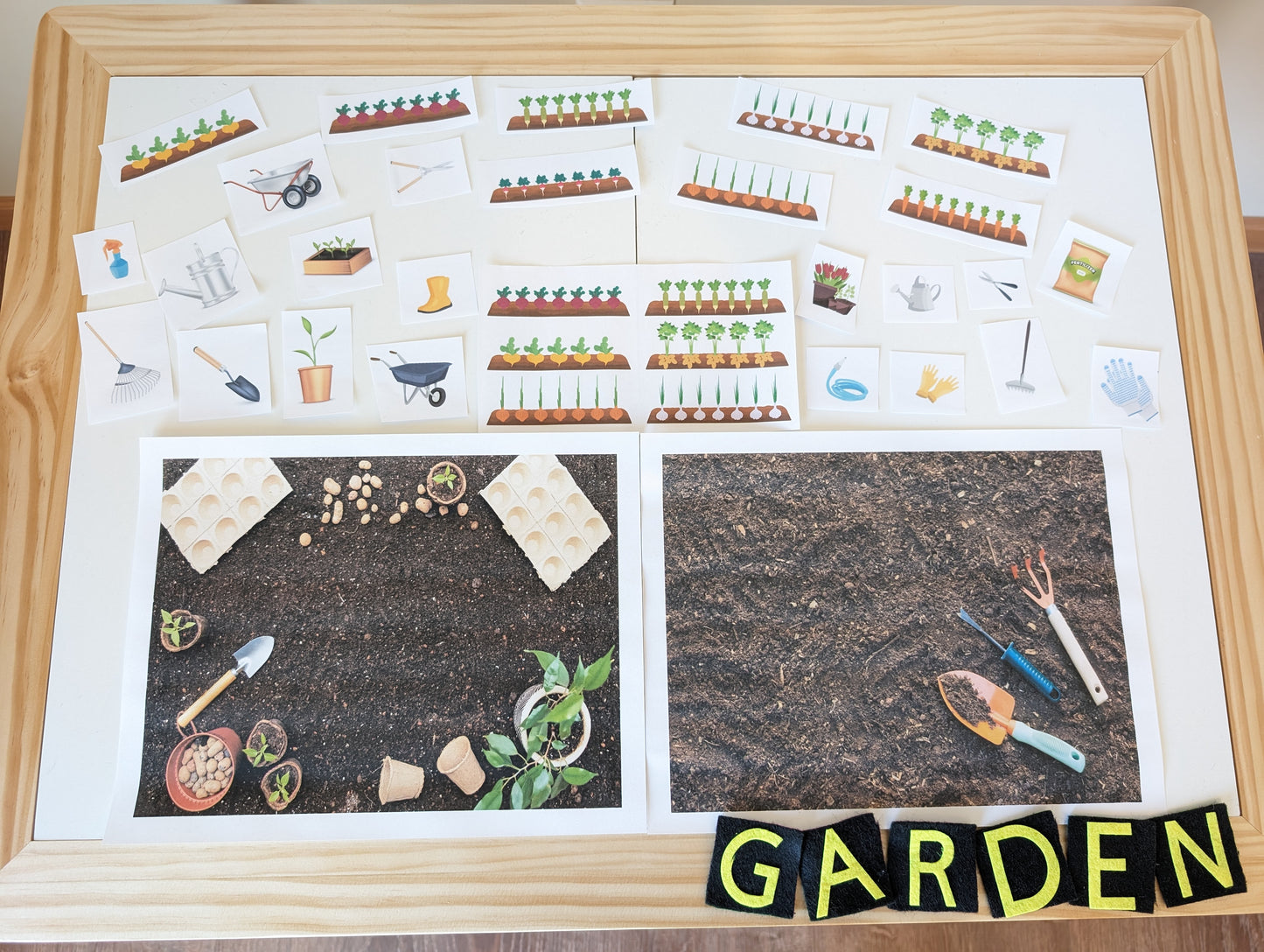 Gardening Themed Sensory Table Digital Download