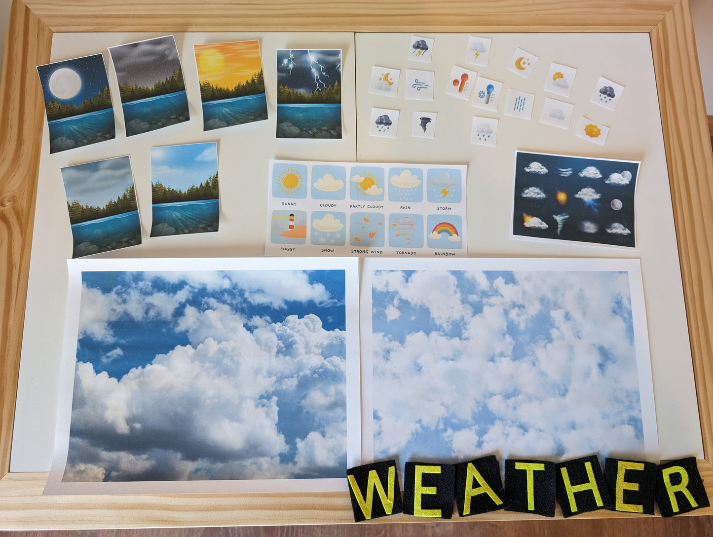 Weather Themed Sensory Table Digital Download