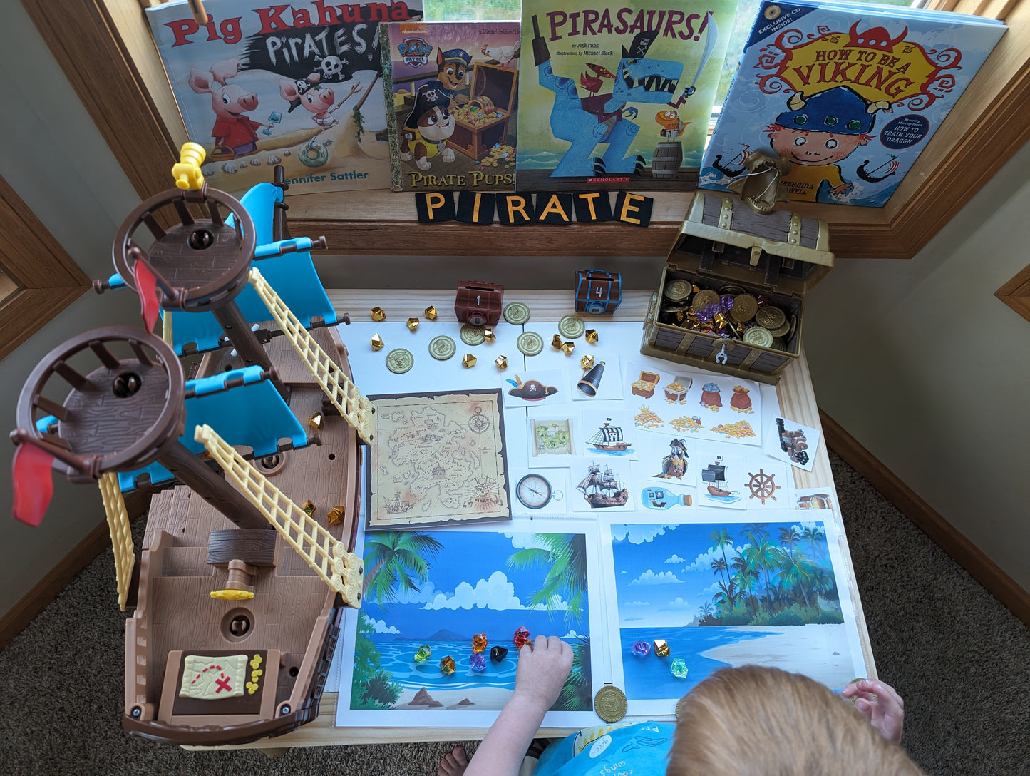 Pirate Themed Sensory Table Digital Download