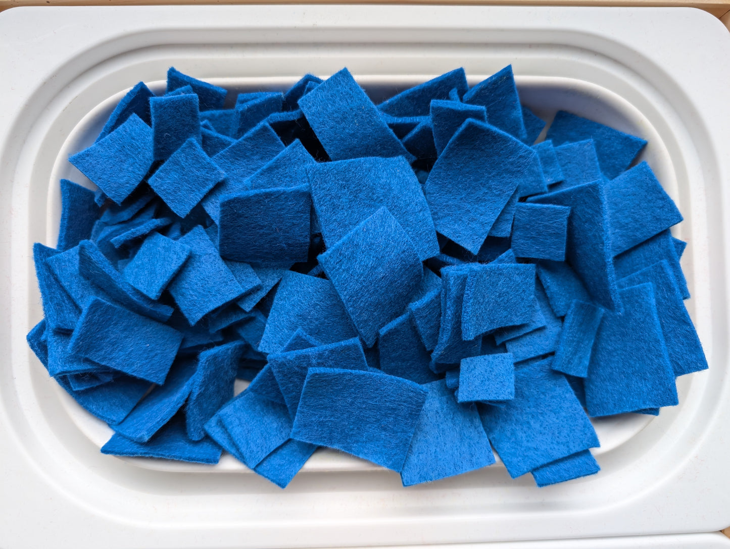 Felt sensory table filler-Blue