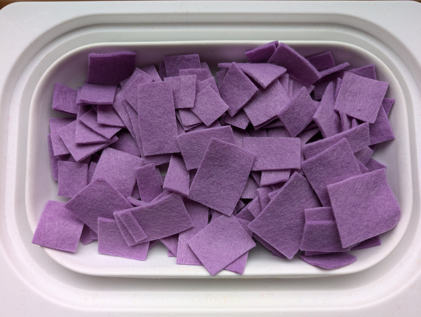 Felt sensory table filler-Purple