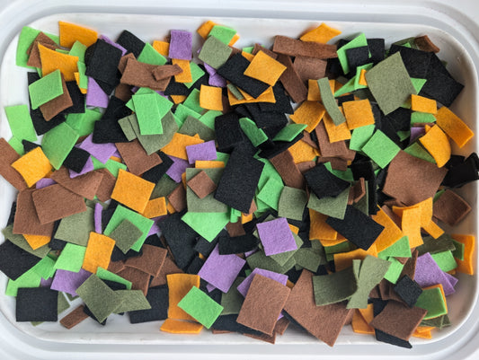 Felt sensory table filler-Halloween set 1