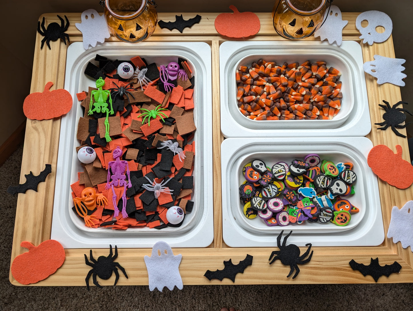 Felt sensory table filler-Halloween set 2