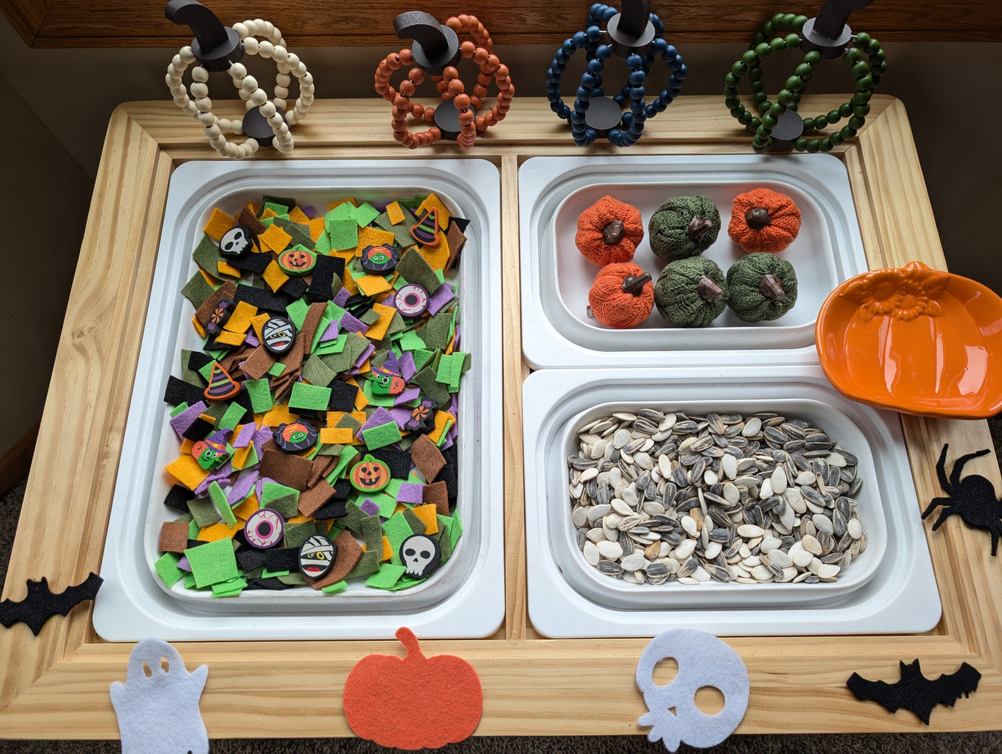 Felt sensory table filler-Halloween set 1