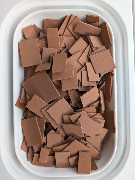 Foam sensory table filler-Brown