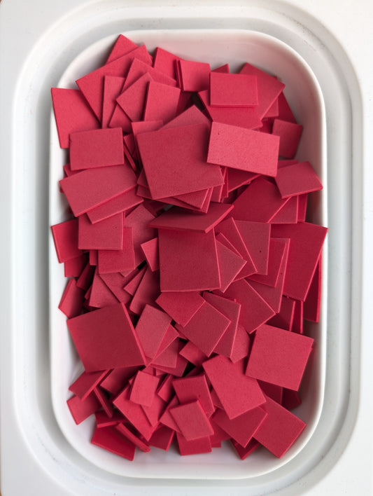 Foam sensory table filler-Red