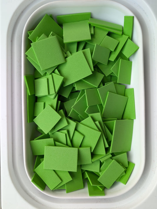 Foam sensory table fillers-Green