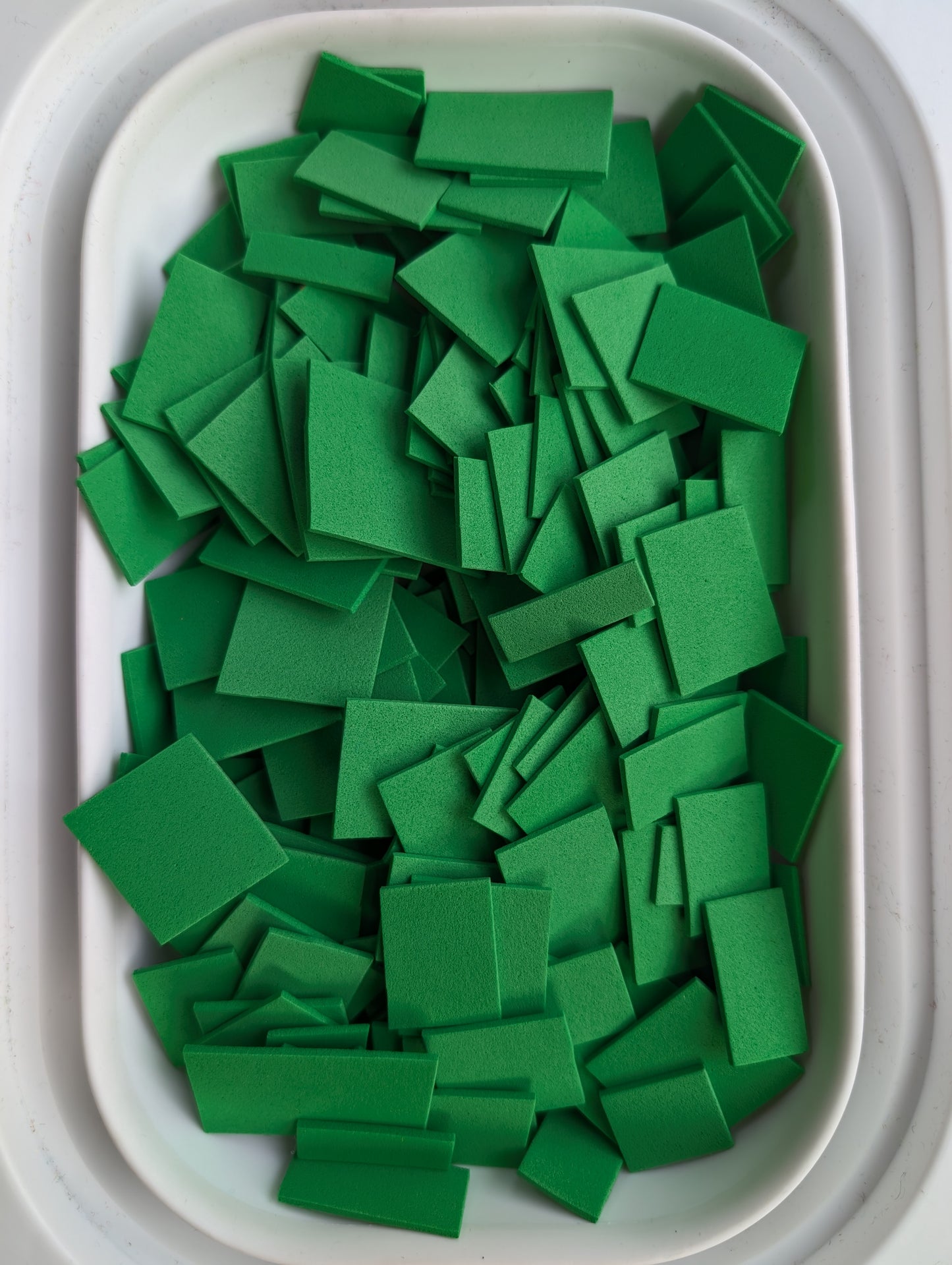 Foam sensory table filler-Dark Green