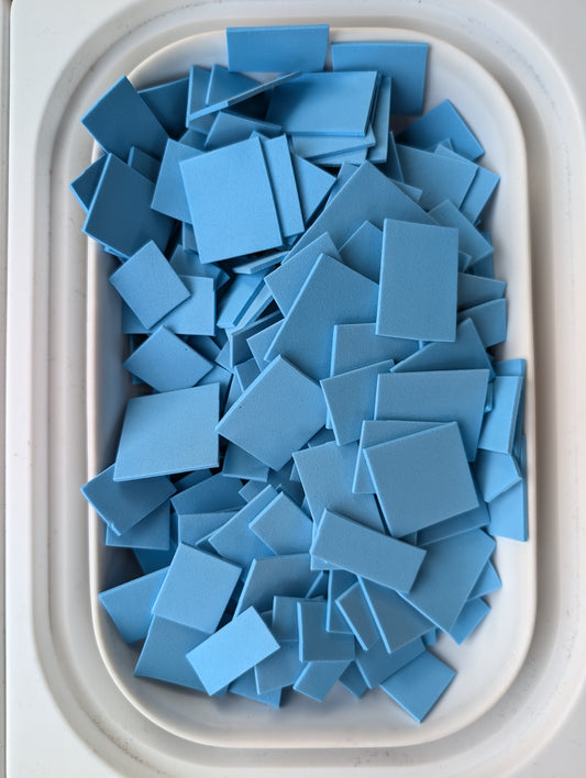 Foam sensory table filler- Light blue