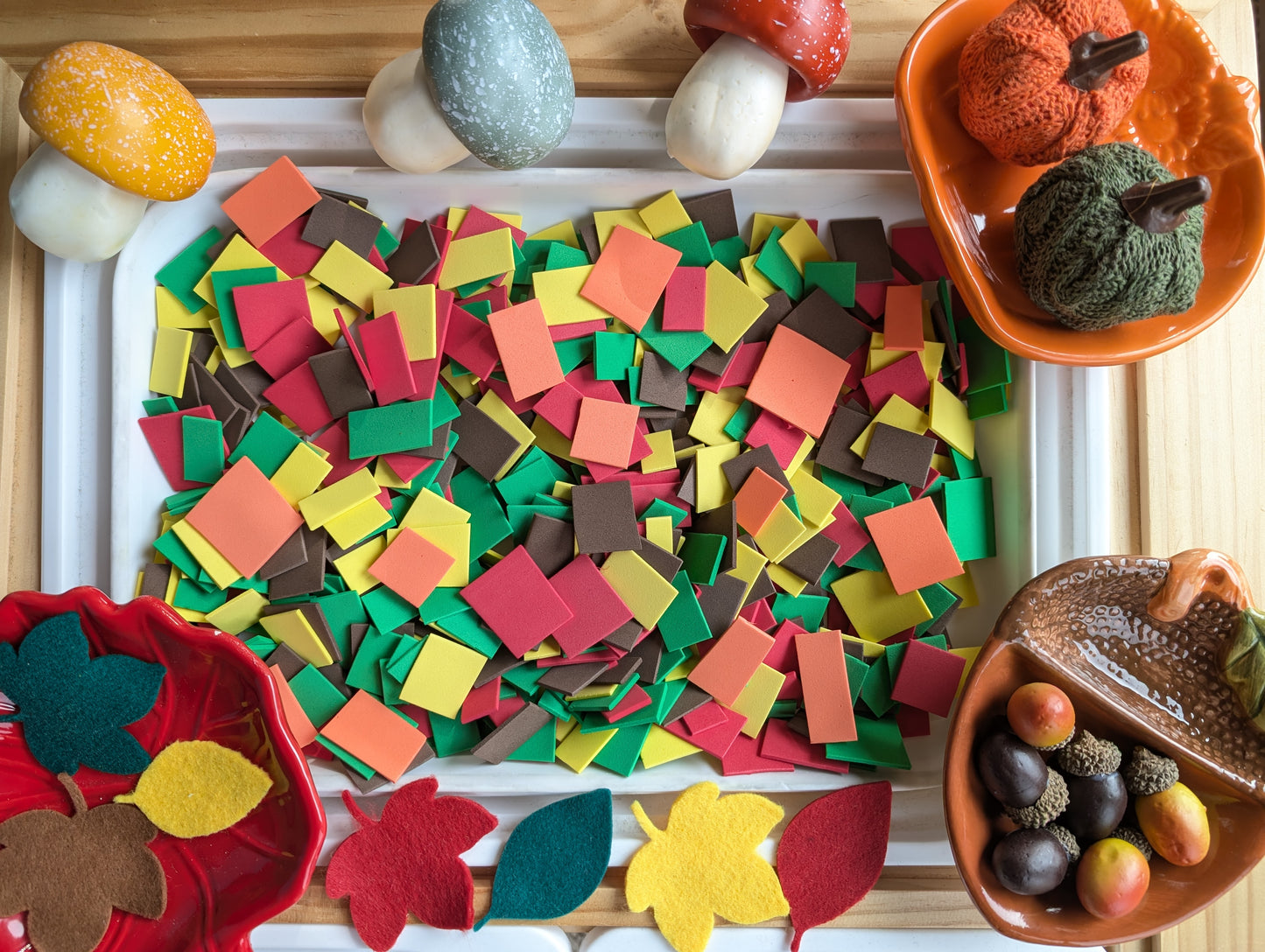 Foam sensory table filler-Fall