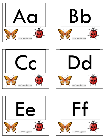 Write the Room-Bugs-Alphabet Activity Digital Download