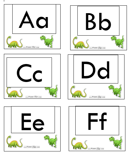 Write the Room-Dinosaur-Alphabet Activity Digital Download