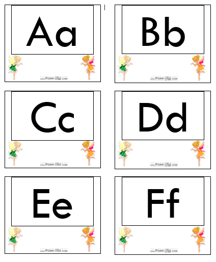 Write the Room-Fairy-Alphabet Activity Digital Download