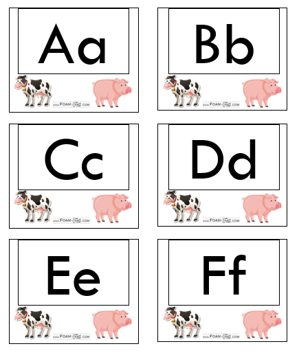 Write the Room-Farm-Alphabet Activity Digital Download