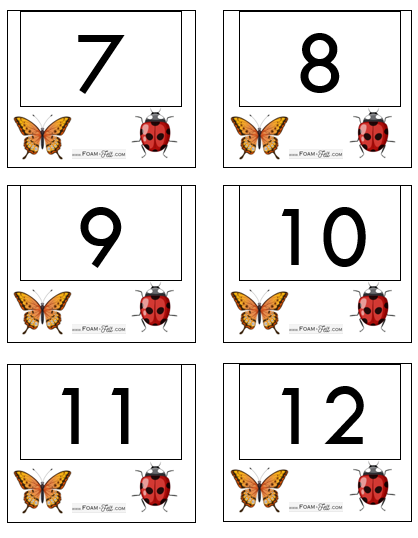 Write the Room-Bugs-Numbers 1-20 Activity Digital Download