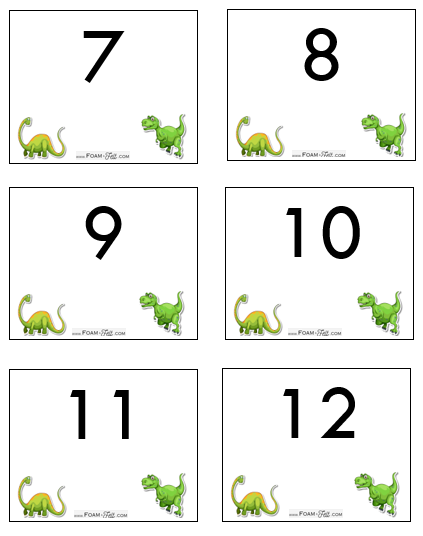 Write the Room-Dinosaur-Numbers 1-20 Activity Digital Download