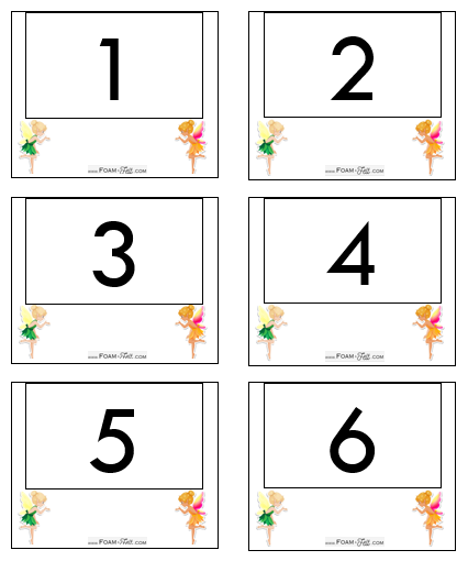 Write the Room-Fairies-Numbers 1-20 Activity Digital Download