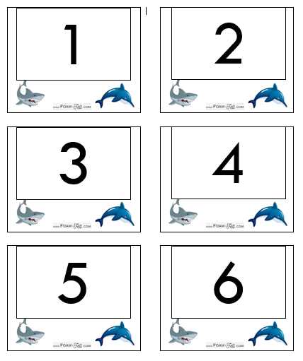 Write the Room-Ocean-Numbers 1-20 Activity Digital Download