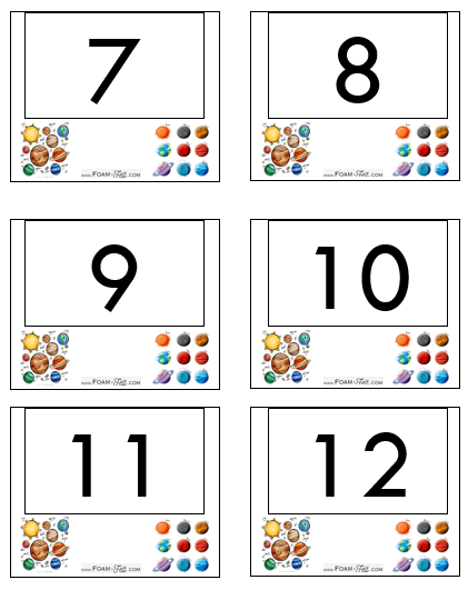 Write the Room-Space-Numbers 1-20 Activity Digital Download