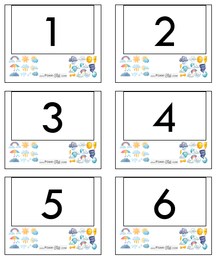 Write the Room-Weather-Numbers 1-20 Activity Digital Download