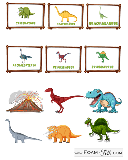 Write the Room-Dinosaur-iSpy Picture Activity Digital Download