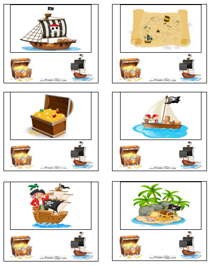 Write the Room-Pirate- iSpy Picture Activity Digital Download