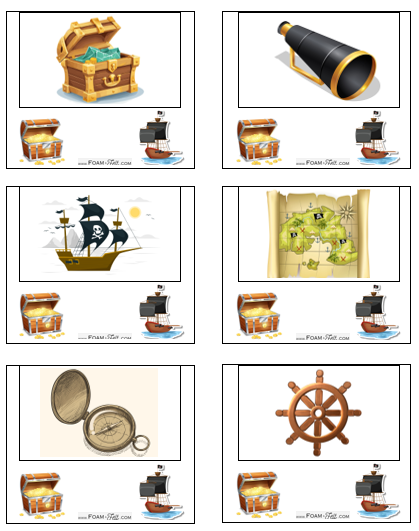 Write the Room-Pirate- iSpy Picture Activity Digital Download