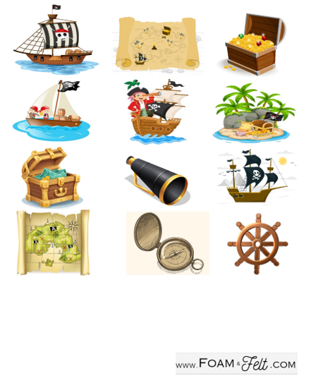 Write the Room-Pirate- iSpy Picture Activity Digital Download