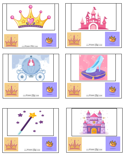 Write the Room-Princess-iSpy Picture Activity Digital Download