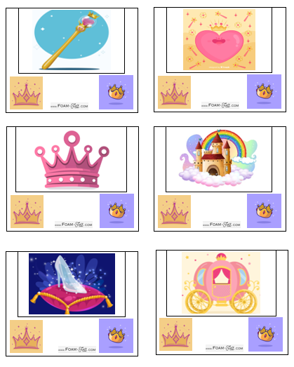 Write the Room-Princess-iSpy Picture Activity Digital Download