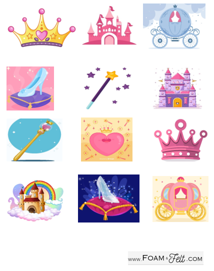 Write the Room-Princess-iSpy Picture Activity Digital Download