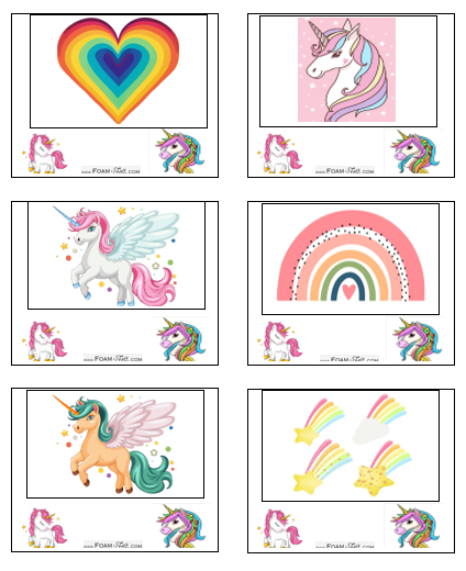 Write the Room-Unicorn-iSpy Picture Activity Digital Download