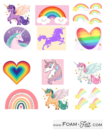 Write the Room-Unicorn-iSpy Picture Activity Digital Download