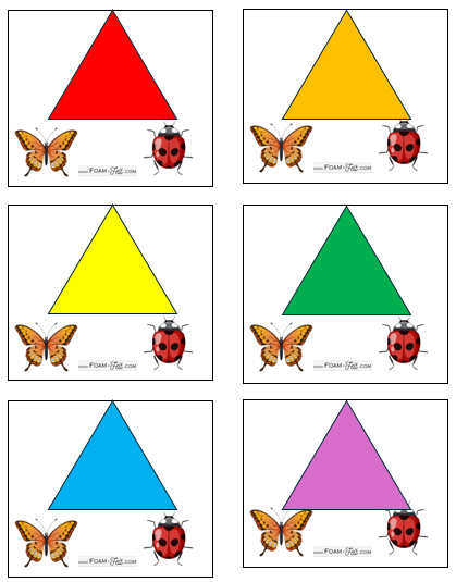 Write the Room-Bugs-Colors and Shapes Activity Digital Download