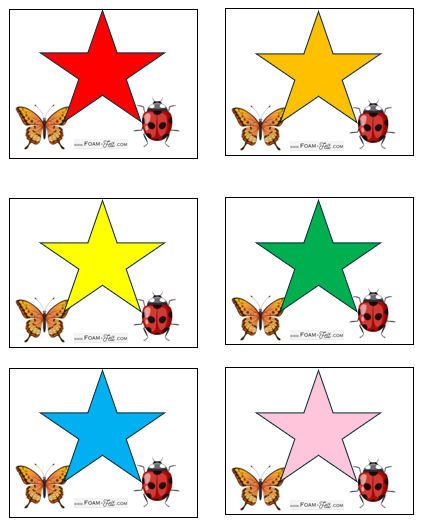 Write the Room-Bugs-Colors and Shapes Activity Digital Download