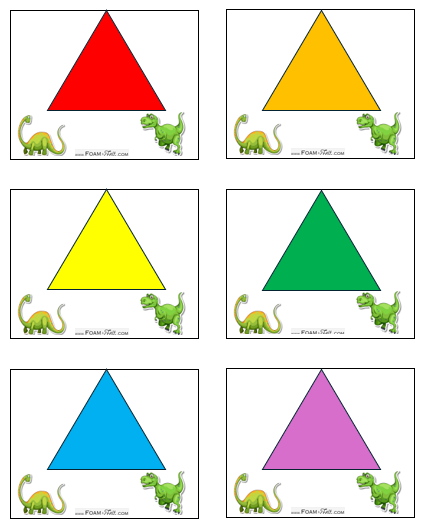 Write the Room-Dinosaur-Colors and Shapes Activity Digital Download