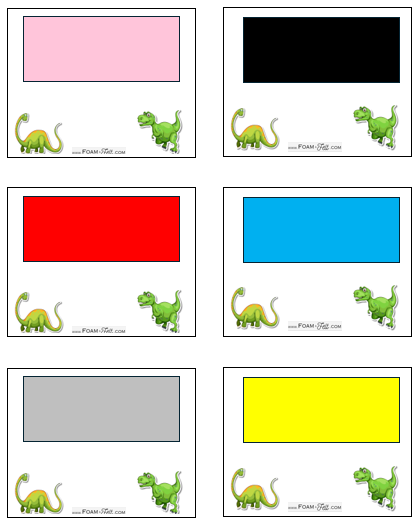 Write the Room-Dinosaur-Colors and Shapes Activity Digital Download