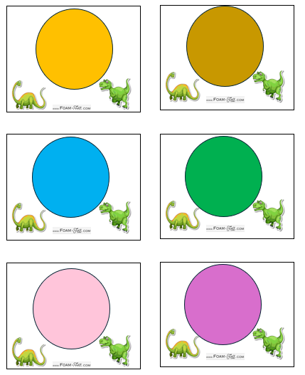 Write the Room-Dinosaur-Colors and Shapes Activity Digital Download