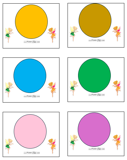 Write the Room-Fairy-Colors and Shapes Activity Digital Download